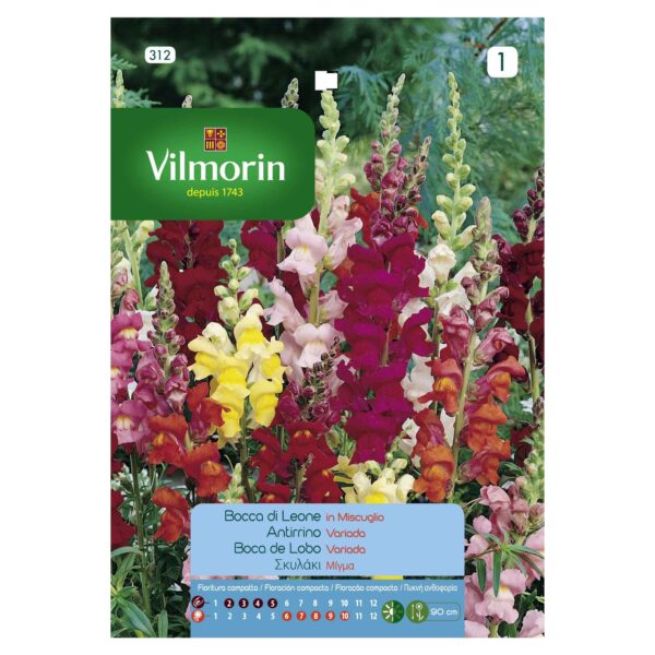 Semillas Vilmorin Flores Boca de Lobo Variado - Perrito